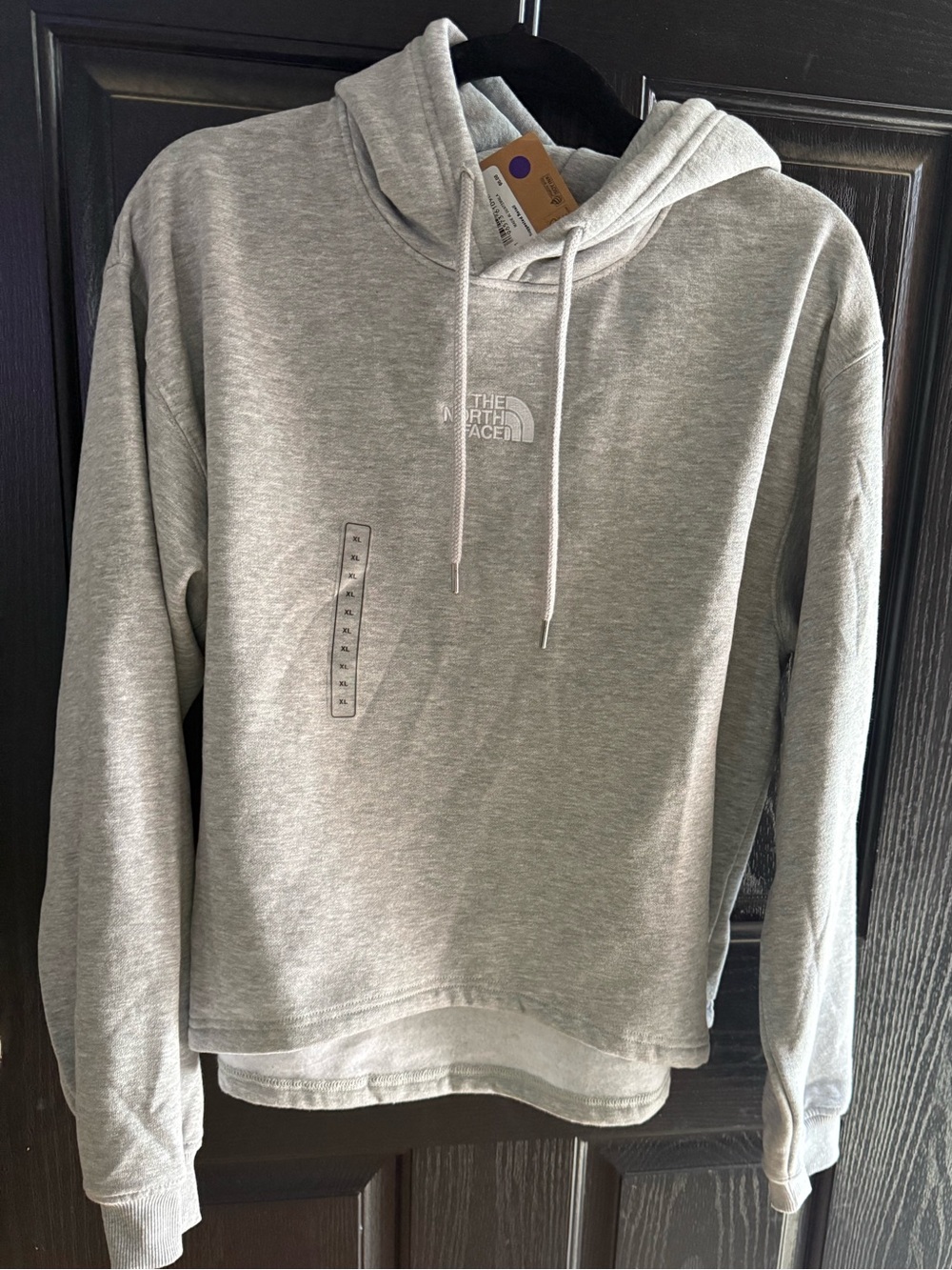 The North Face XL Light Grey Pullover Hoodie